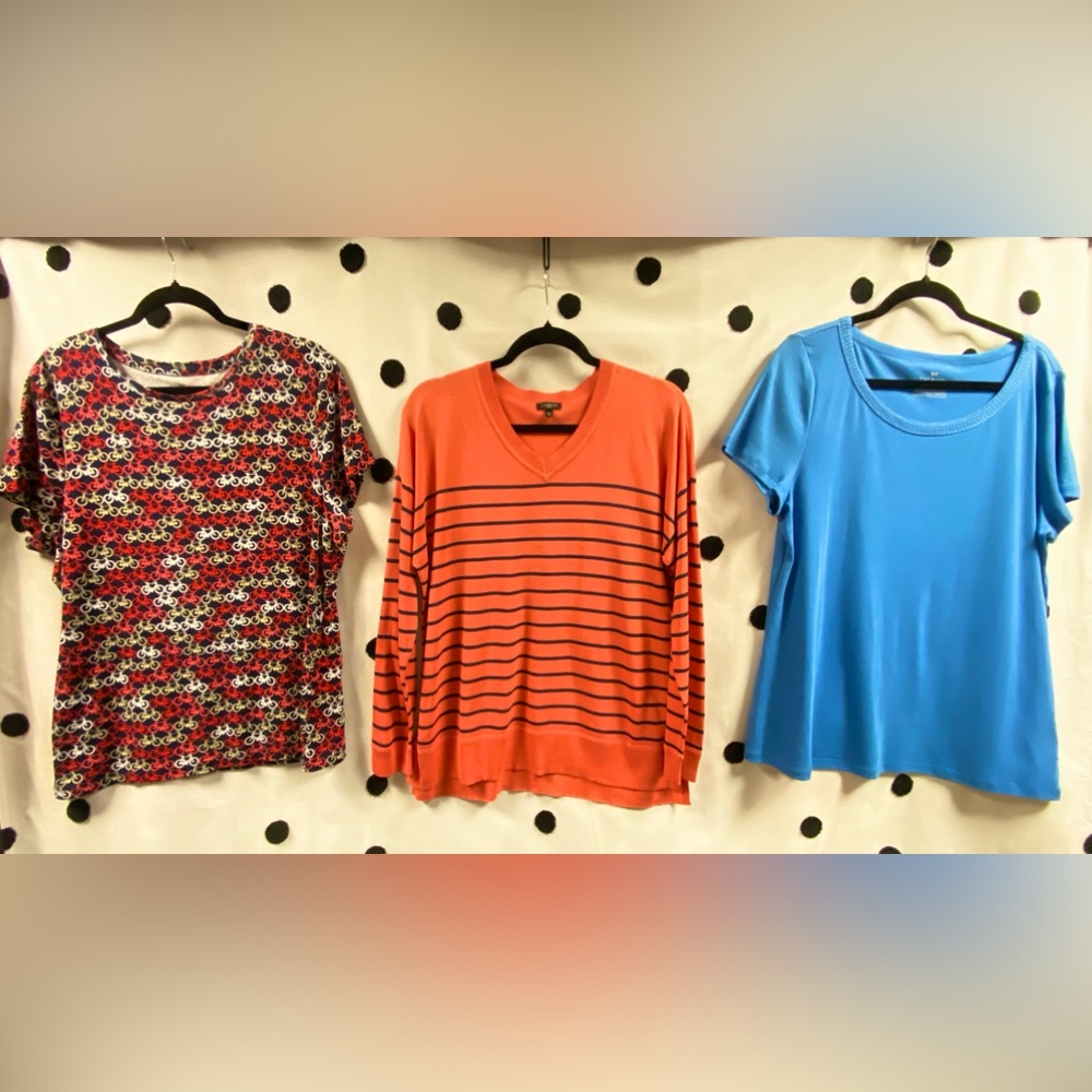 Talbots Women’s 3 Shirt Bundle - size XL Cotton